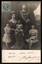 Postcard Italian Royal Couple