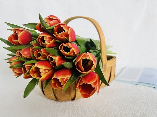 Trug basket wooden - basket,