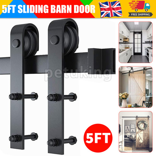 5ft sliding wood barn door - wood,