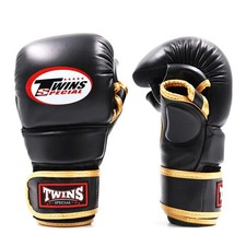 Twins Special GGL14 MMA Sparring Gloves - Black/Gold Muay Thai Sparring