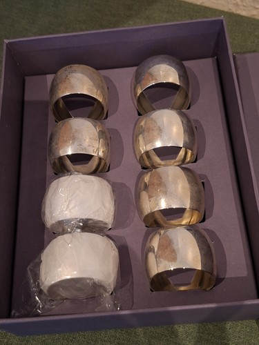 Boxed vintage silver plated - silver, 8