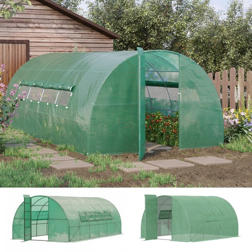 Walk tunnel greenhouse - greenhouse, hot