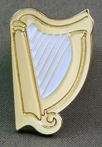 Irish harp pin - harp,