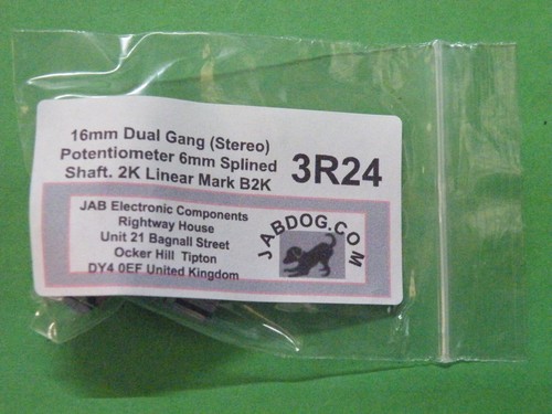 Stereo dual gang 16mm - dual,