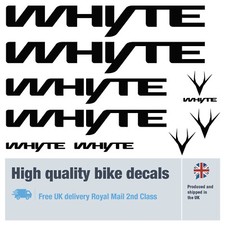 Whyte new 2024 bike decals