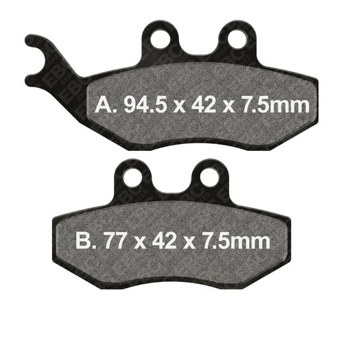 Brake pads sinter ebc - brake,