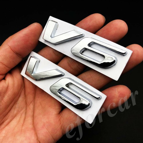 2pcs metal chrome vntage - chrome,