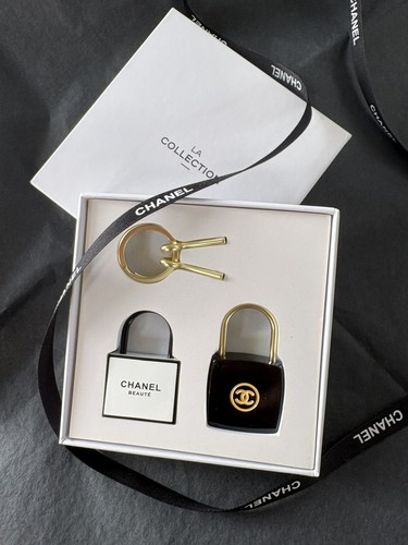 Nwt chanel padlock key set - padlock, &key
