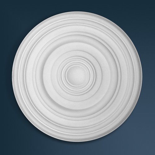 Plaster ceiling rose plain - rose,