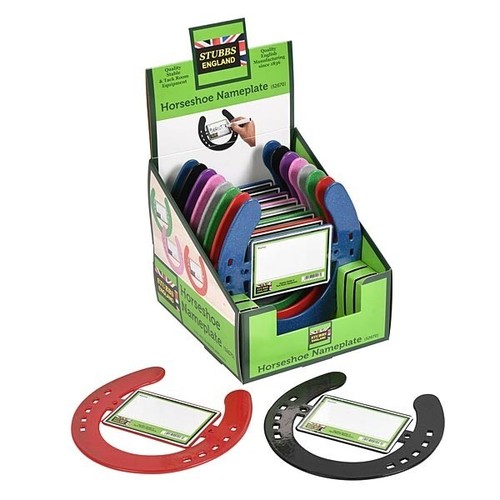 Stable door name - plaque, horse