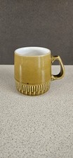 Langley Pottery Vintage Ceramic Coffee Mug. Retro Design. Made In England