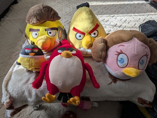 Angry birds plush stufed - angry,