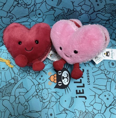 Jellycat macaron heart plush - jellycat,