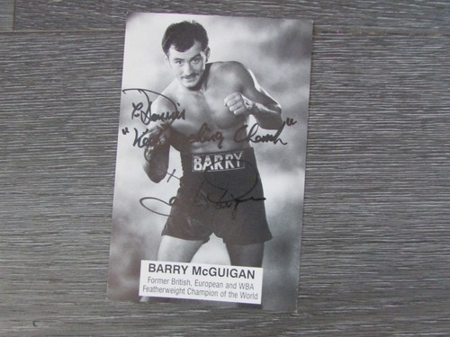 Barry mcguigan boxing world - barry,