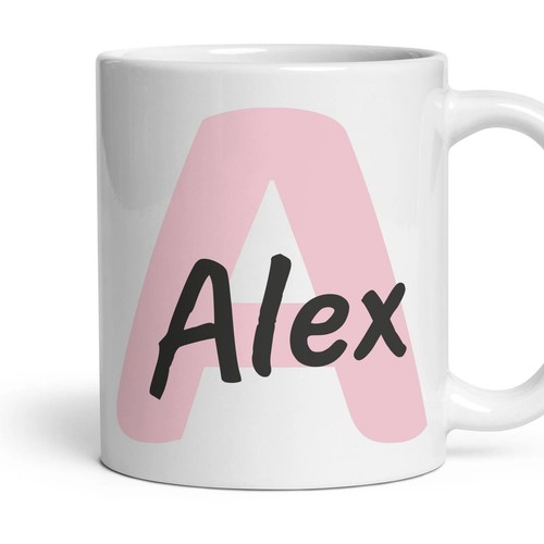 Personalised initial mug - personalised,