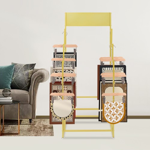 Carpet display rack floor - display,