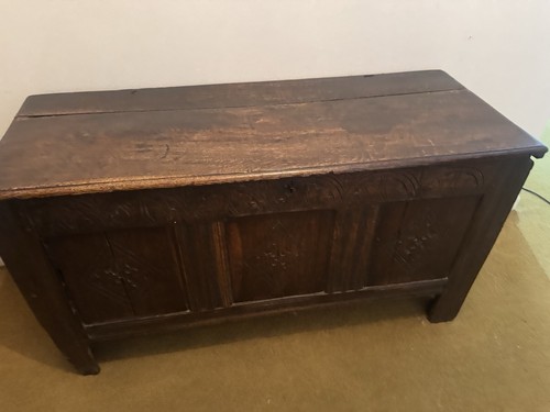 Very large antique coffer - very,
