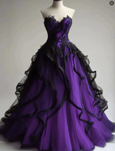 New purple wedding dresses - purple,