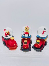 Set of 3 Mini Christmas Train
