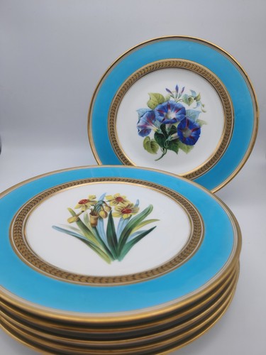 Antique 19thc minton - antique, turquoise