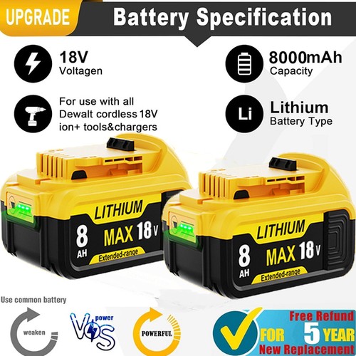 Pack for dewalt - pack, 18v
