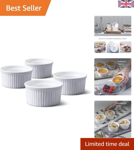 White porcelain ramekins - white,