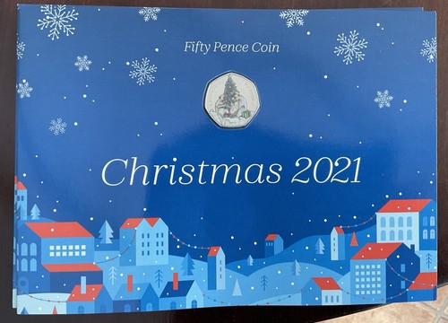 Gibraltar christmas 2021 50p - christmas,