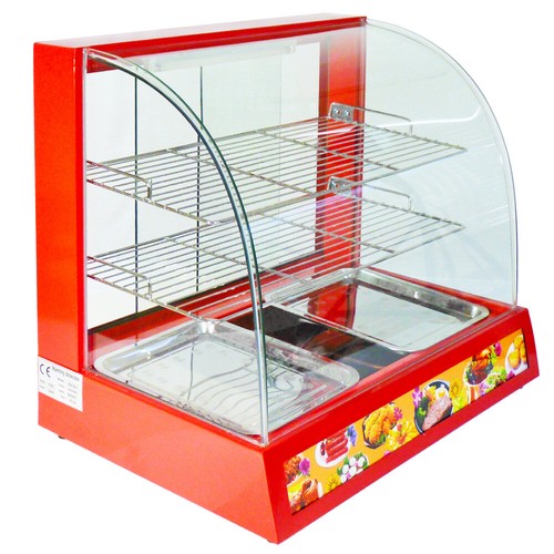 Hot food warmer display - hot,