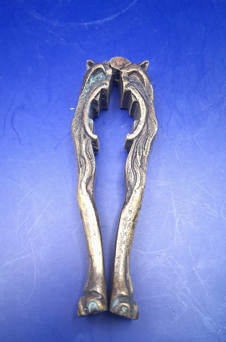 Antique victorian brass - brass, nut