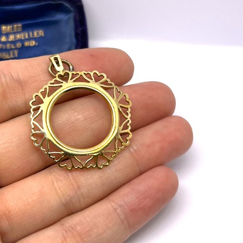 Vintage 9ct gold - gold, half