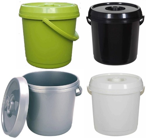 Plastic nappy bucket with - nappy,