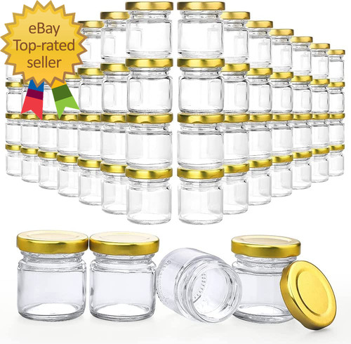 5oz small glass jars with - glass,