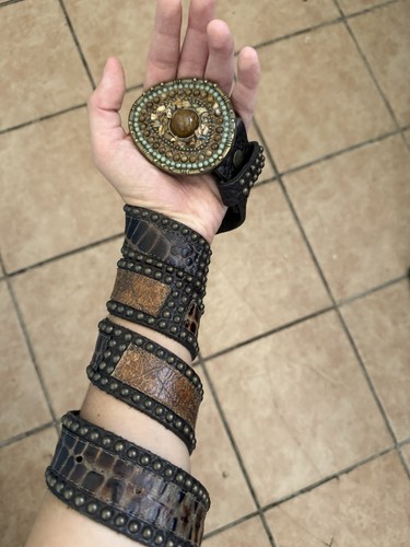 Leatherock studded belt - leatherock,