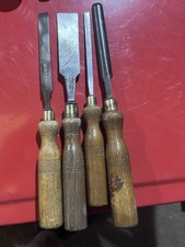 4 Vintage Chisles Stamped Made