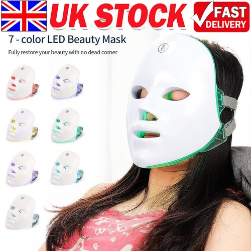 Led facial mask color red - led,