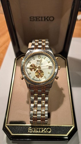 Seiko world timer quartz watch - seiko,
