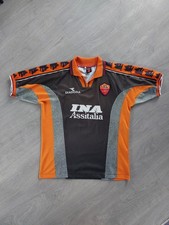 Roma Calcio 1998/98 Third Very Rare Original Vintage Football Shirt Size Mens L