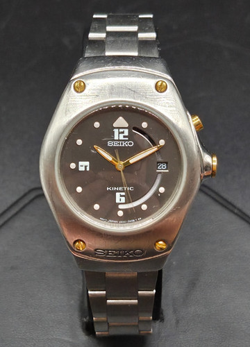 Seiko kinetic mens watch 33mm - mens,