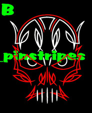 Pinstripe pinstriping vintage