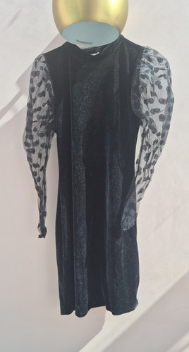 Zara dark navy velvet - navy, shift