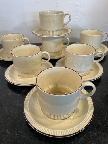Poole pottery broadstone cups - poole,