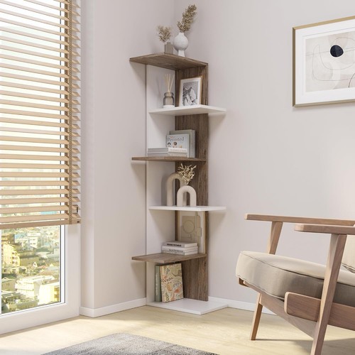 Corner bookcase tier - 5,