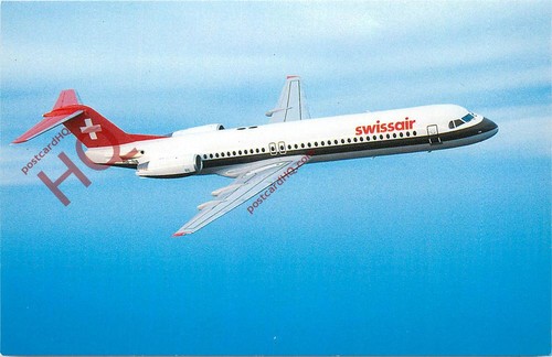 Picture postcard swissair - picture, postcard:;swissair