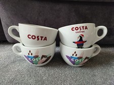 4 X Costa Coffee Cup Bundle -