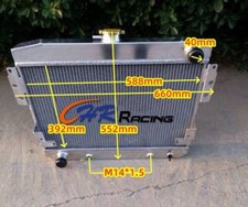 Aluminum Radiator For Ford Mustang II V8 5.0L 302 1974-1978 1975 1976 1977 AT