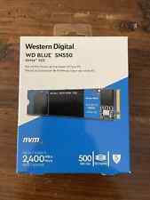 New in box Western Digital SN550 laptop SSD 500GB 2400mb/s solid state disk NVME