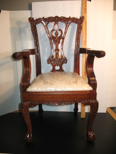 Carved wood chippendale - carved,