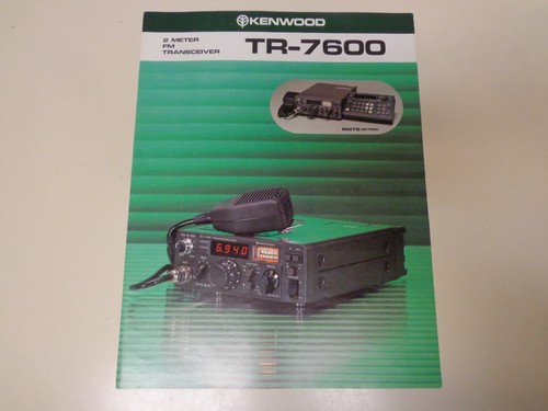 Kenwood transceiver 7600 - kenwood, tr-7600