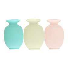 3PCS Wall Decorative Vase Wall Hanging Flower Vase Flower Storage Container