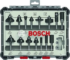 Bosch Router Bit Set 15 pcs